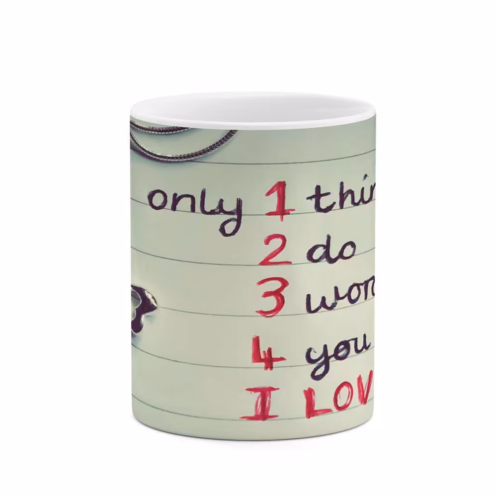 ماگ طرح I Love You مدل mgs06068