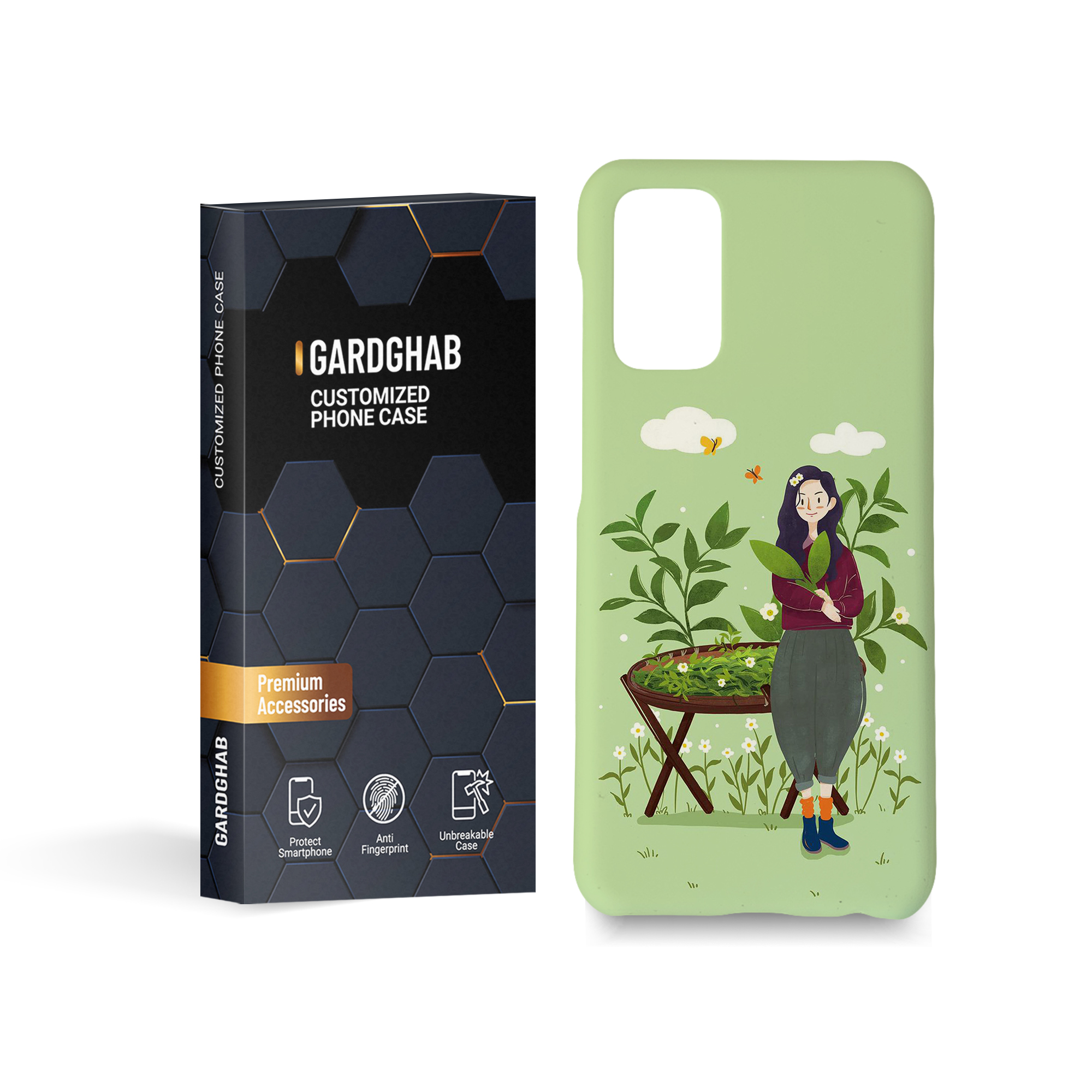 کاور گارد قاب مدل دخترانه مناسب برای گوشی موبایل سامسونگ galaxy a13 4g