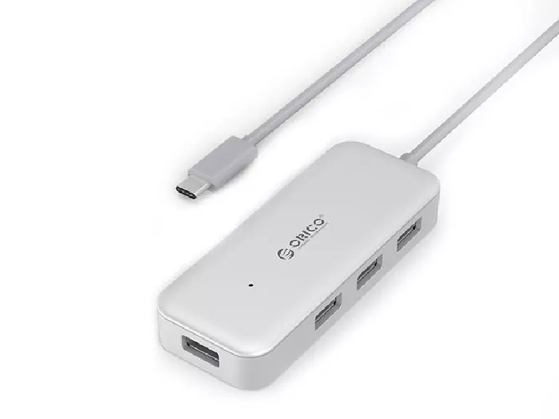 هاب تایپ سی 4 پورت  اوریکو مدل Type-C to USB3.0-A 4 HUB TC4U-U3