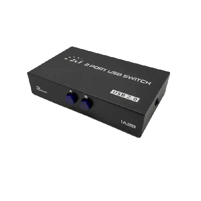 دیتاسوئیچ پرینتر 1 به 2 USB دستی 1A2B