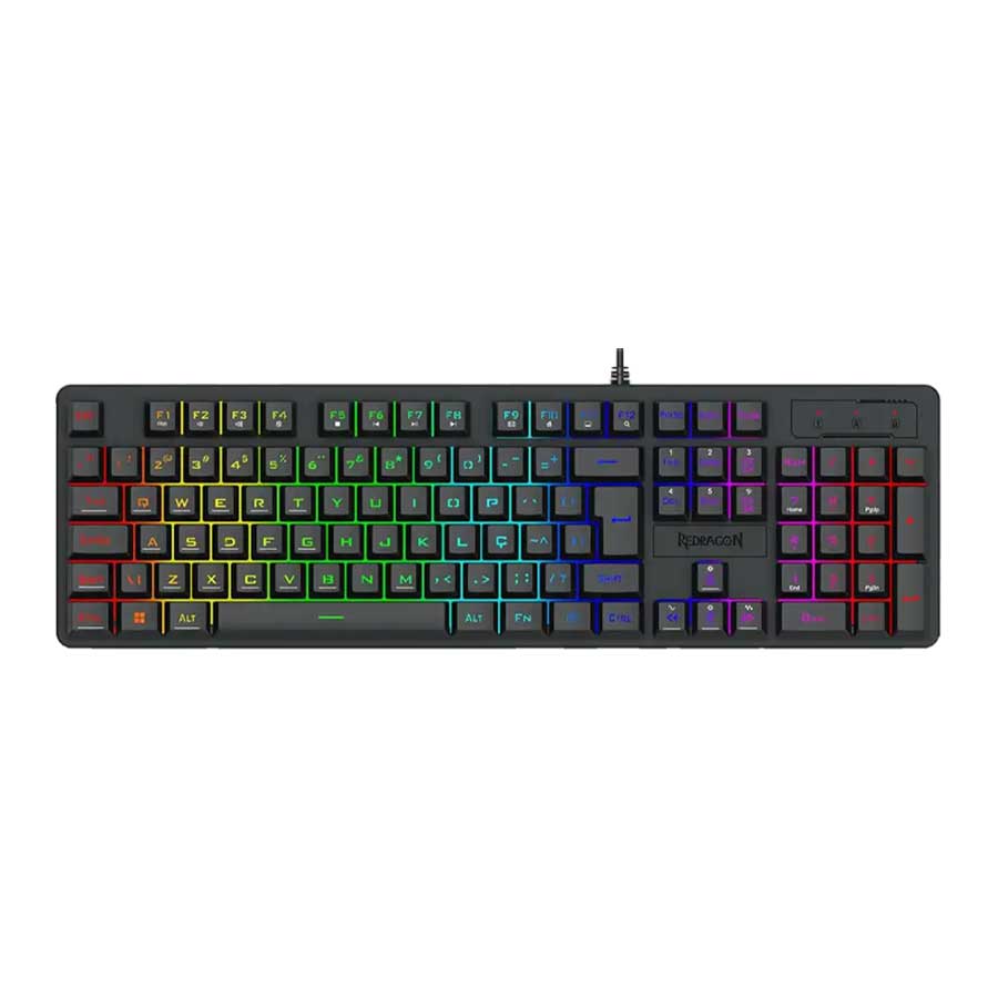 قیمت و خرید کیبورد گیمینگ باسیم ردراگون مدل Netherbane K521 RGB | یاس ارتباط