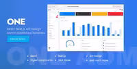 دانلود One – React Next.js &amp; Ant Design Admin Template
