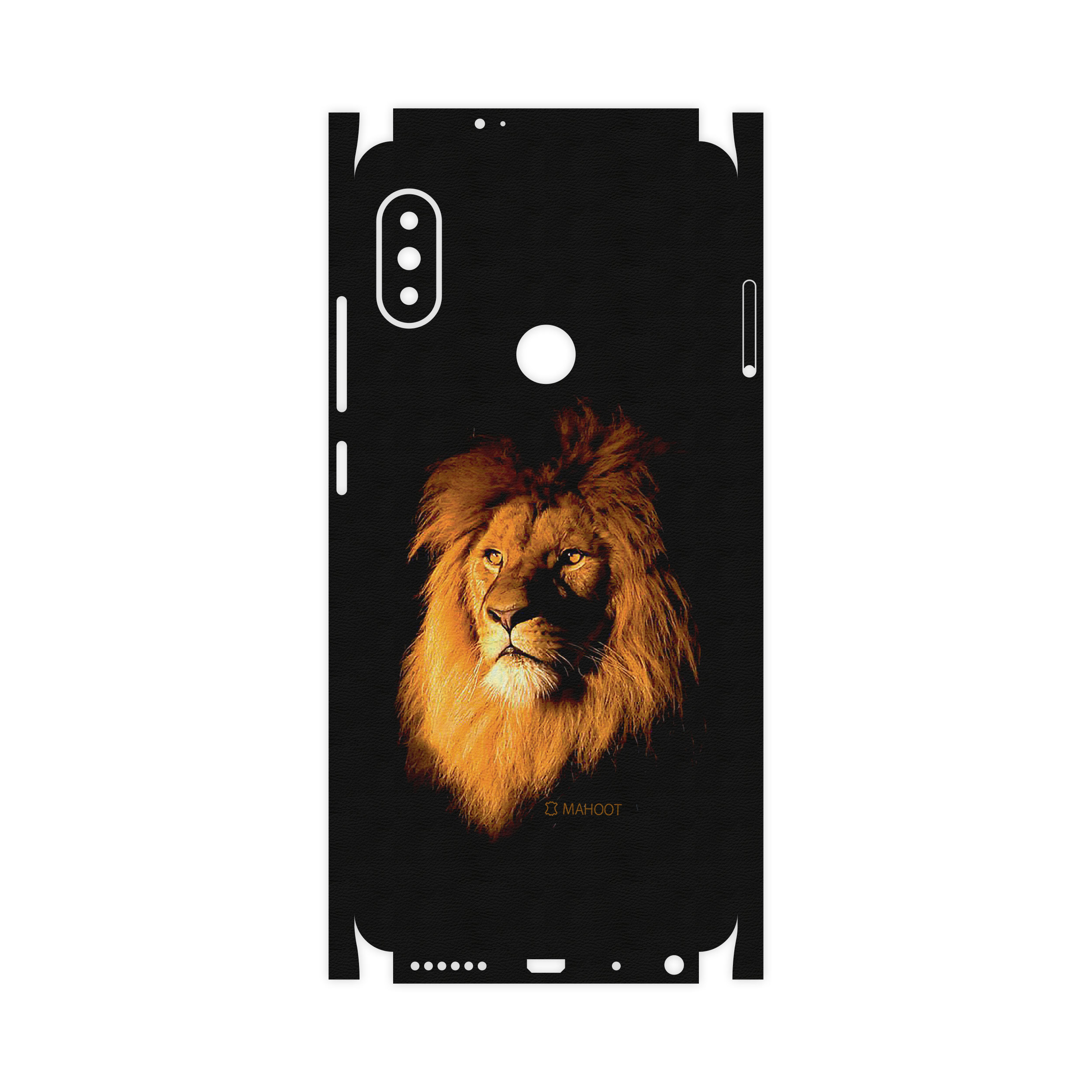 برچسب پوششی ماهوت مدل Lion-FullSkin مناسب برای گوشی موبایل شیائومی Redmi Note 5 Pro