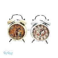 ساعت رومیزی زنگ دار طرح دار