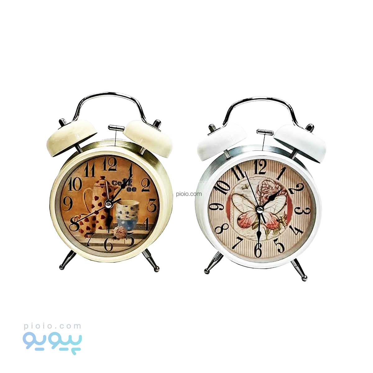 ساعت رومیزی زنگ دار طرح دار
