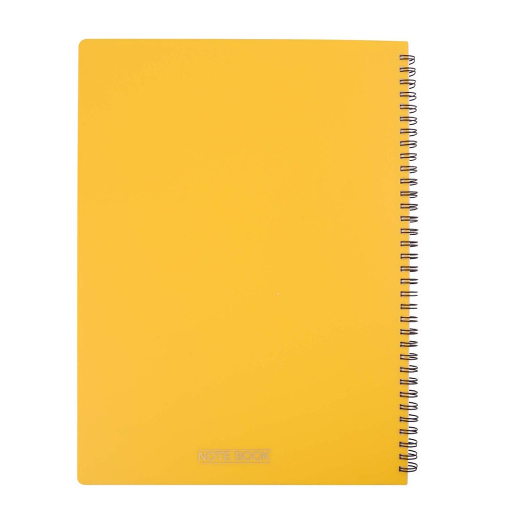 دفتر 80 برگ پاپکو مدل A4 مات کد A4-622 رنگ زرد