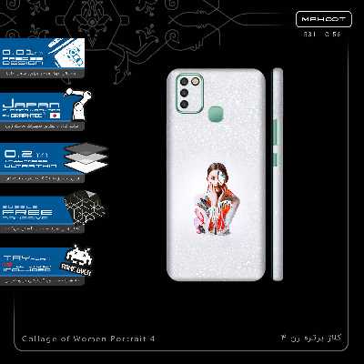 برچسب پوششی ماهوت مدل Collage of Women Portrait 4-FullSkin مناسب برای گوشی موبایل اینفینیکس Smart 6 X657B