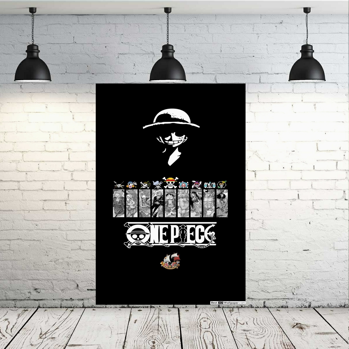 تابلو بوم طرح انیمه وان پیس کد BH163