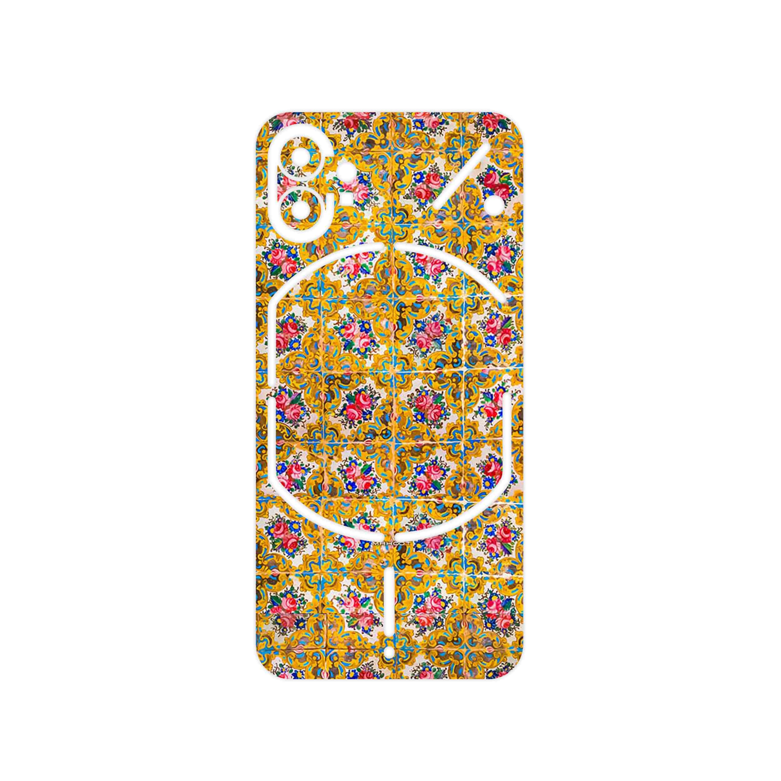 برچسب پوششی ماهوت مدل Iran Tile 15 مناسب برای گوشی موبایل ناتینگ Phone 1