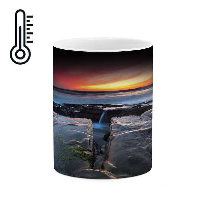 ماگ حرارتی کاکتی طرح منظره مدل mgh14086