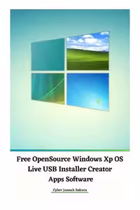 خرید و دانلود نسخه کامل کتاب Free OpenSource Windows Xp OS Live USB Installer Creator Apps Software