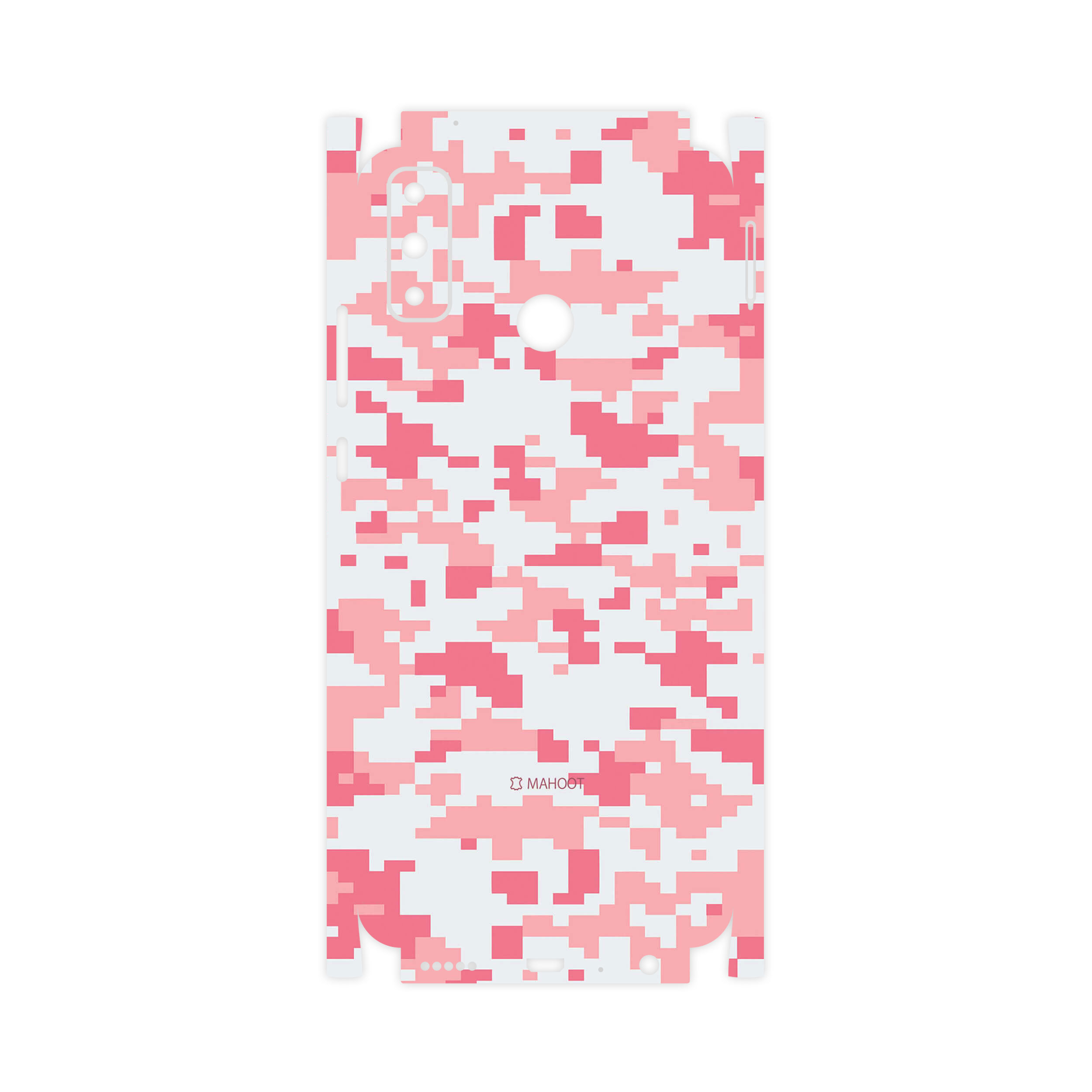 برچسب پوششی ماهوت مدل Army-Pink-pixel-FullSkin مناسب برای گوشی موبایل هوآوی Y8S
