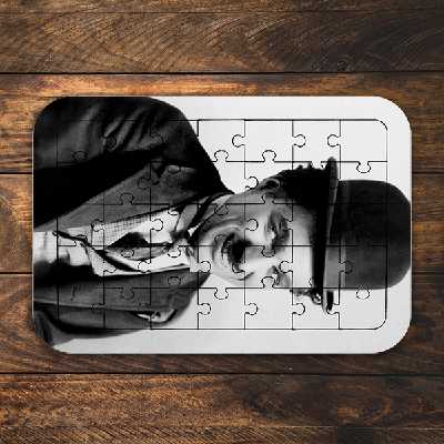 پازل 35 تکه طرح چارلی چاپلین مدل NI1479 