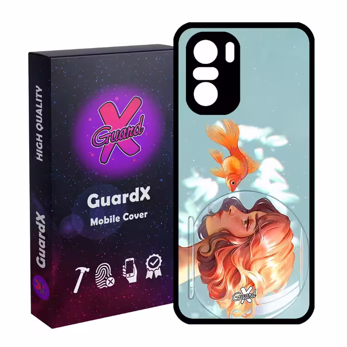 کاور گارد ایکس طرح Girl مدل Glass10020 مناسب برای گوشی موبایل شیائومی Poco F3/MI 11X/MI 11X Pro/Redmi K40/K40 Pro