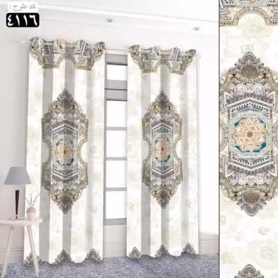 پرده تصویری طرح شمشاد