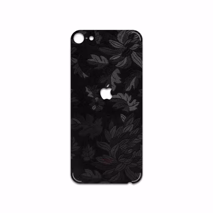 برچسب پوششی ماهوت مدل Black-Wildflower مناسب برای گوشی موبایل اپل iPod touch 6th generation