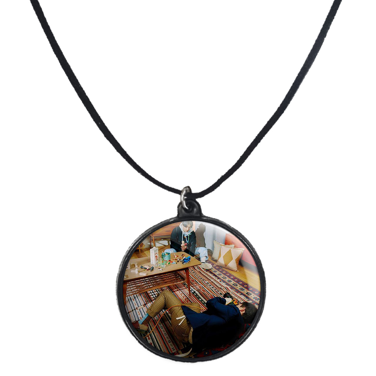 گردنبند پرمانه طرح exo کد pmb.13803 مدل دو طرفه