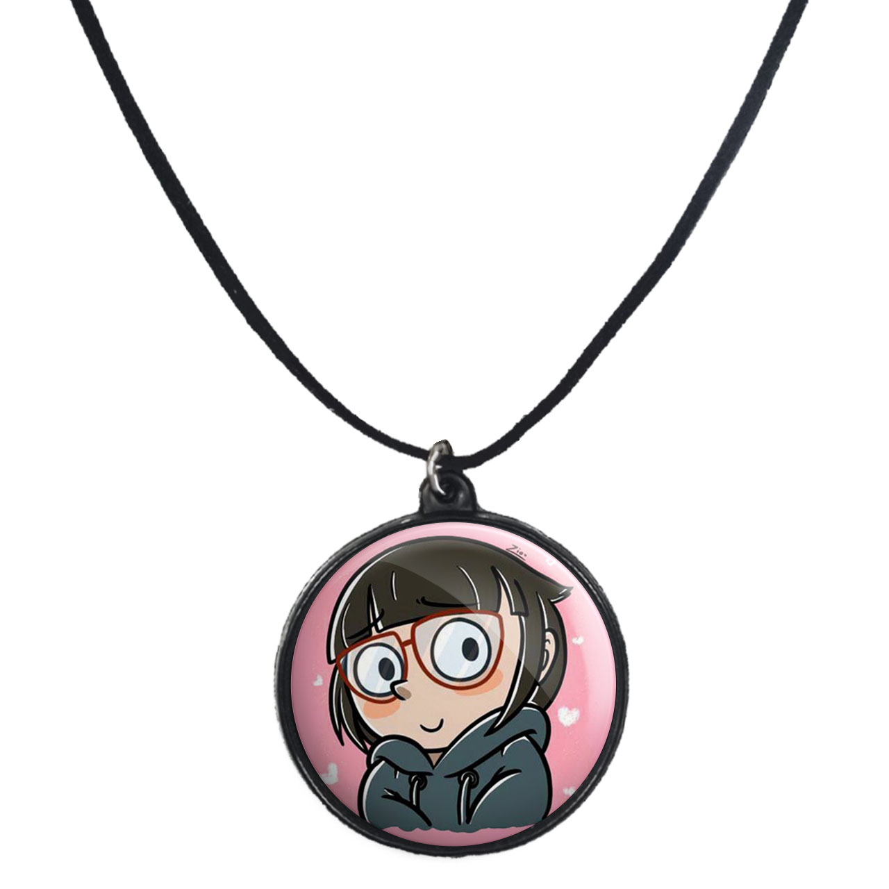 گردنبند پرمانه طرح خرس‌های کله‌فندقی کد pmb.10224 مدل دو طرفه