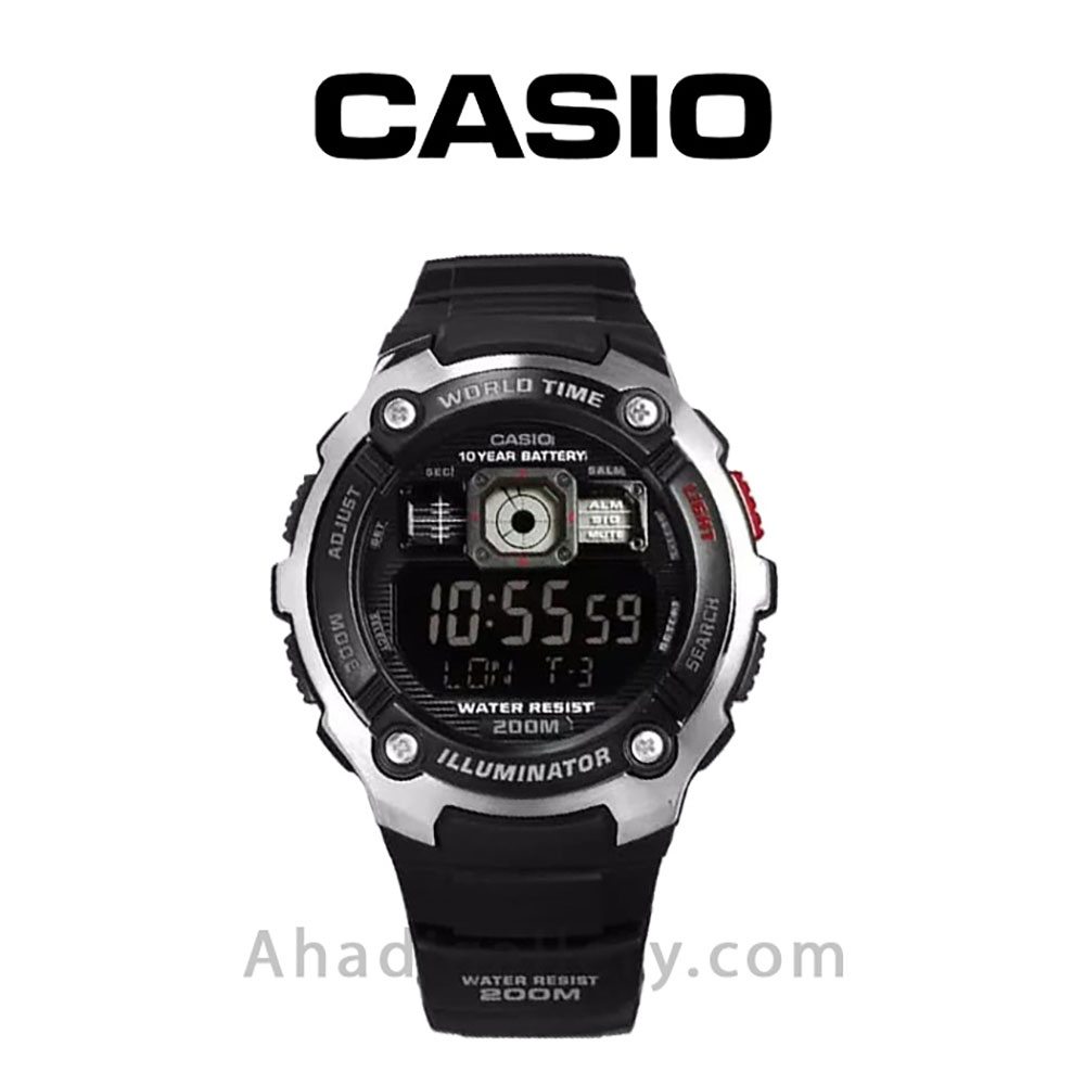 ساعت مچی کاسیو مدل ae-2000w-1bvdf