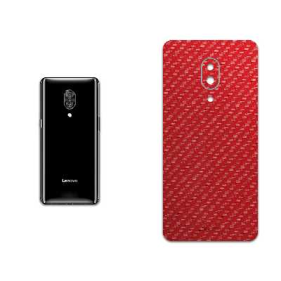 برچسب پوششی ماهوت مدل Red-Fiber مناسب برای گوشی موبایل لنوو Z5 Pro
