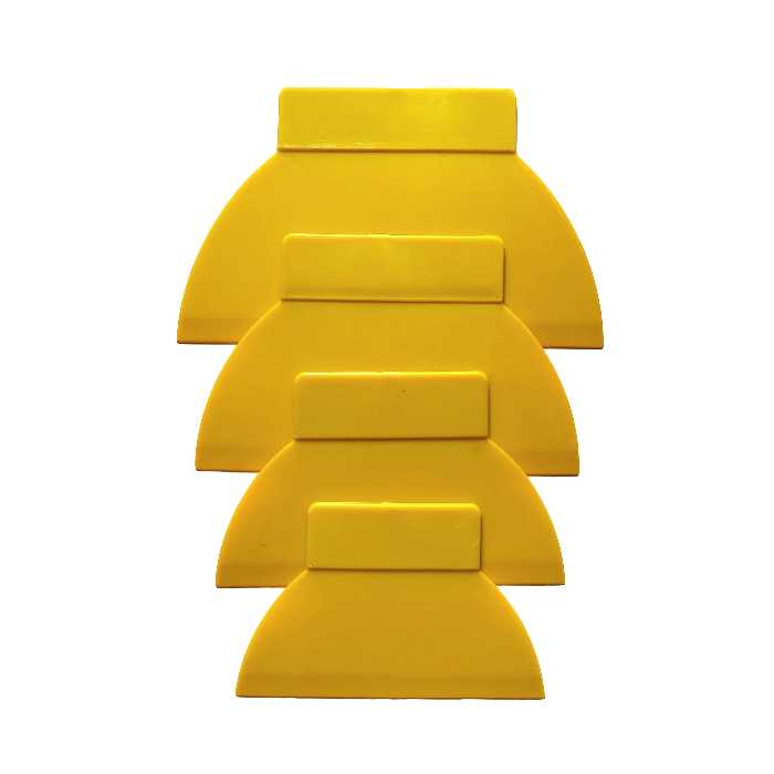 لیسه و کاردک پلاستیکی بسته چهارتایی