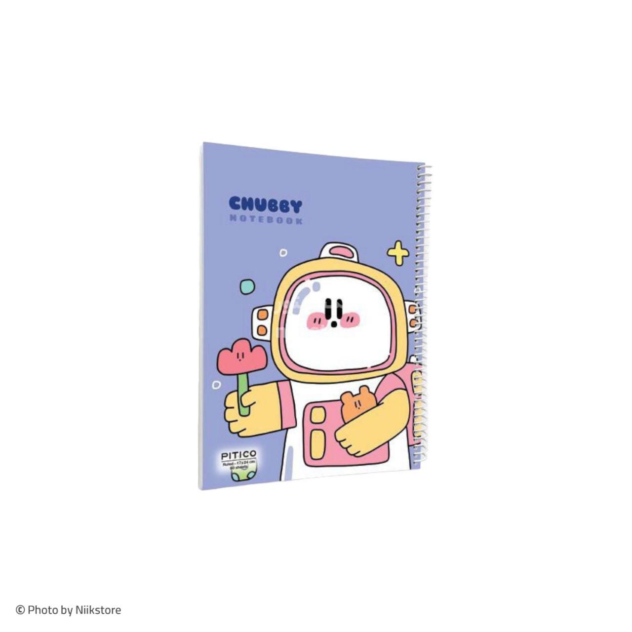 دفتر خط دار 60 برگ سری Chubby پیتیکو کد 332