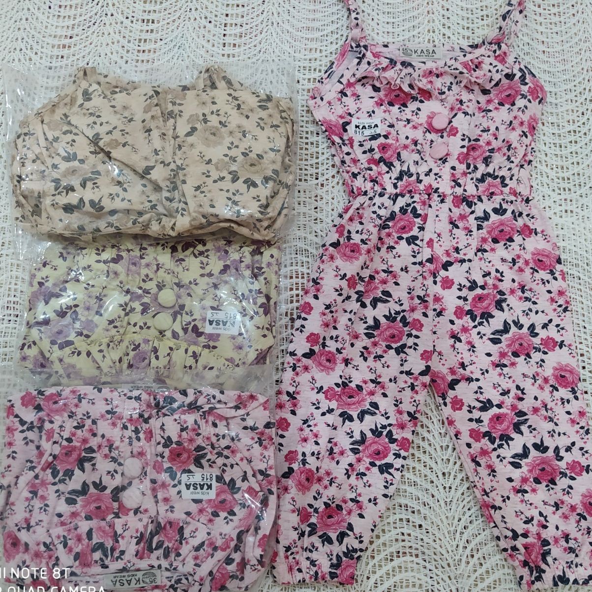 سرهمی دخترانه پنبه ای