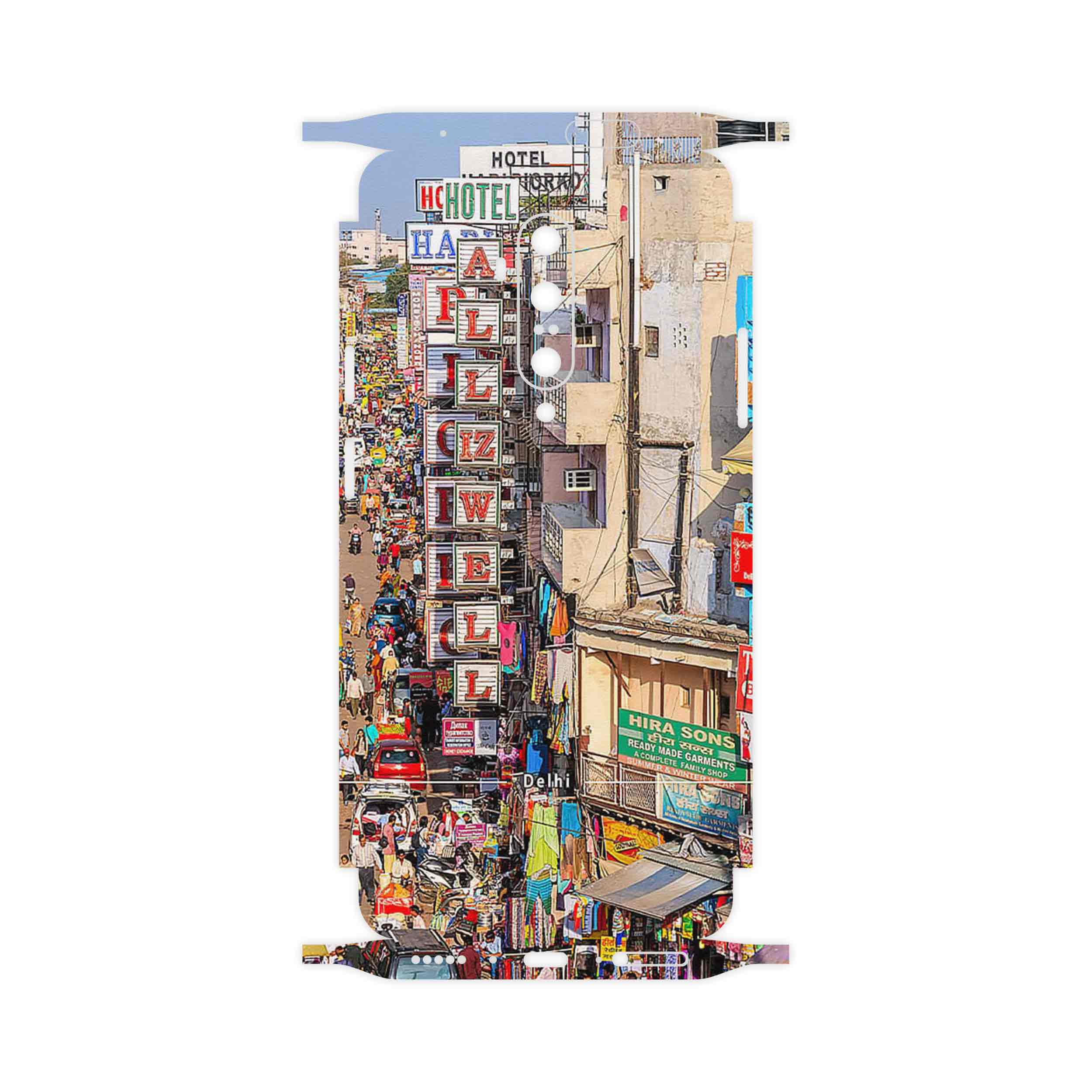 برچسب پوششی ماهوت مدل City of Delhi-FullSkin مناسب برای گوشی موبایل وان پلاس 7T Pro