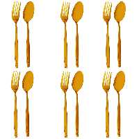 سرویس قاشق و چنگال غذاخوری 12 پارچه کد Un148