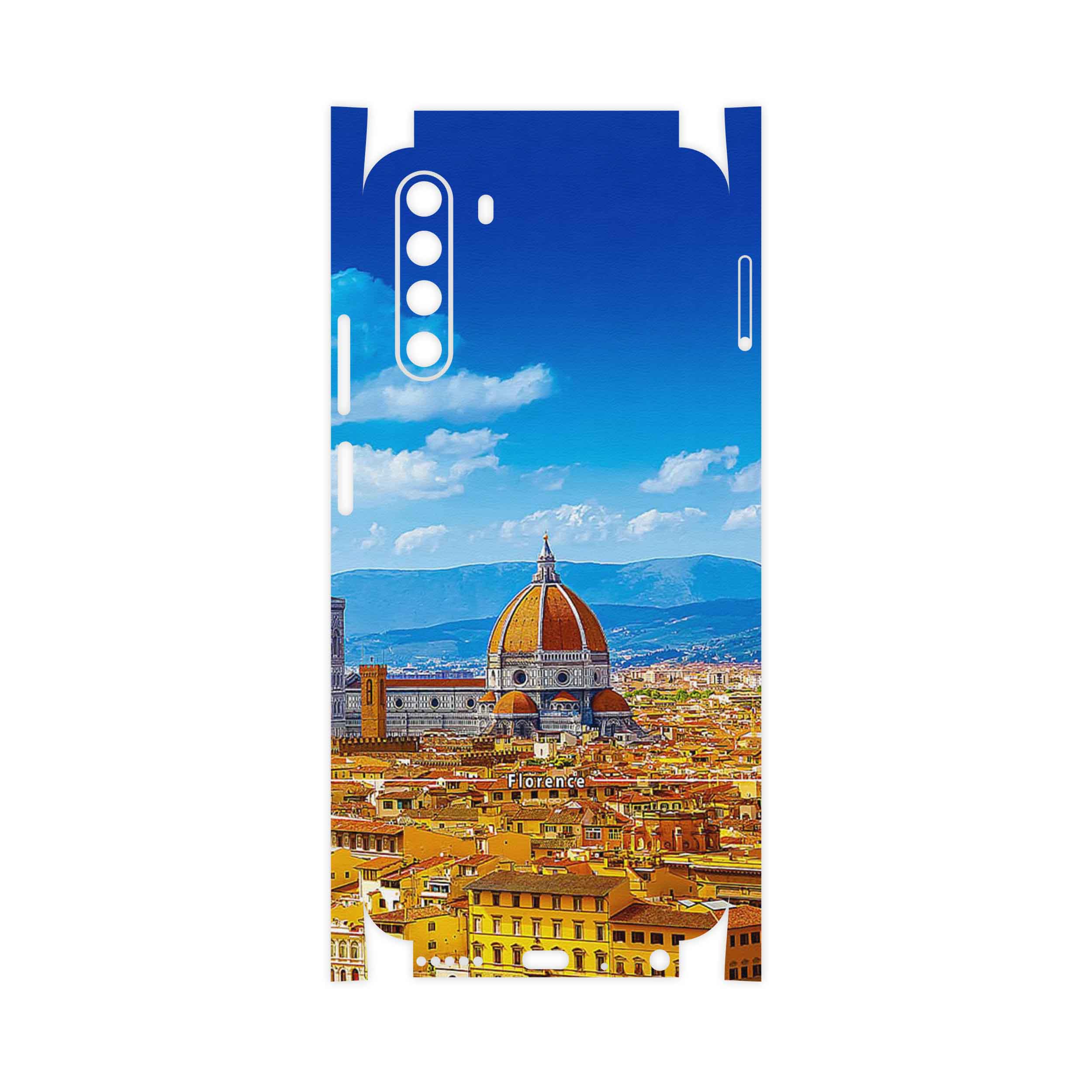 برچسب پوششی ماهوت مدل City of Florence-FullSkin مناسب برای گوشی موبایل جی پلاس X10