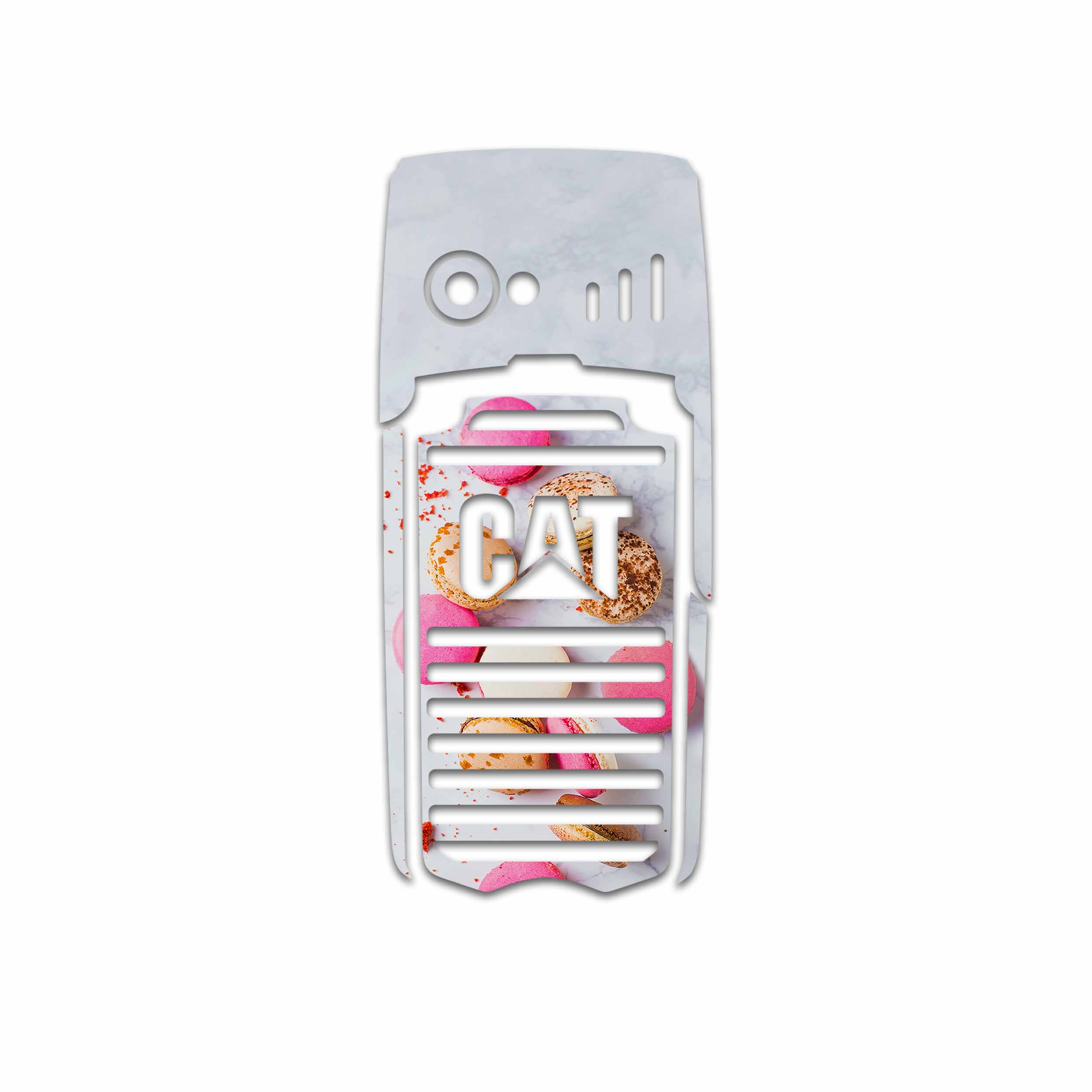 برچسب پوششی ماهوت مدل Macaron cookie مناسب برای گوشی موبایل کاترپیلار B25