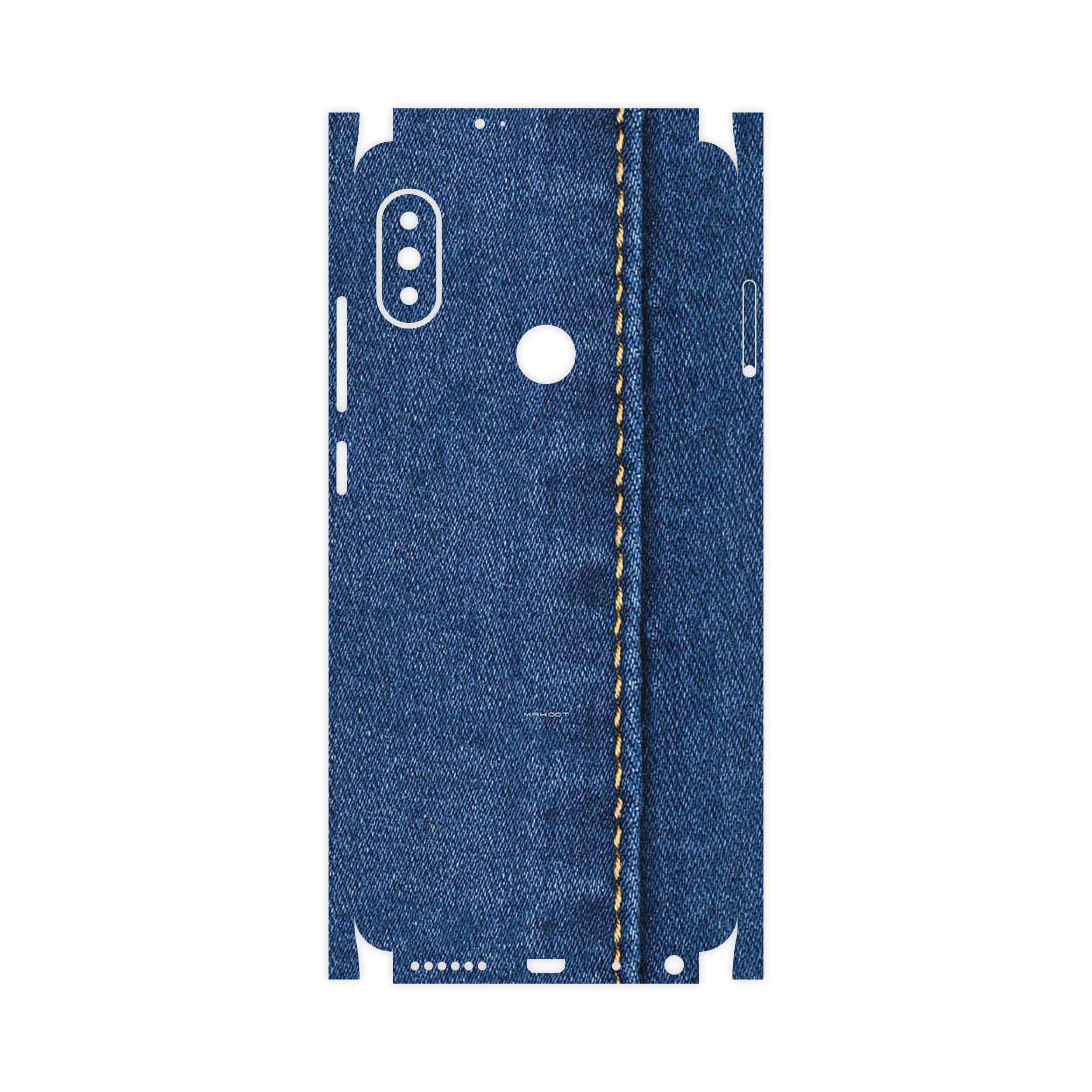 برچسب پوششی ماهوت مدل Fabric Texture 8-FullSkin مناسب برای گوشی موبایل شیائومی Redmi Note 5 Pro