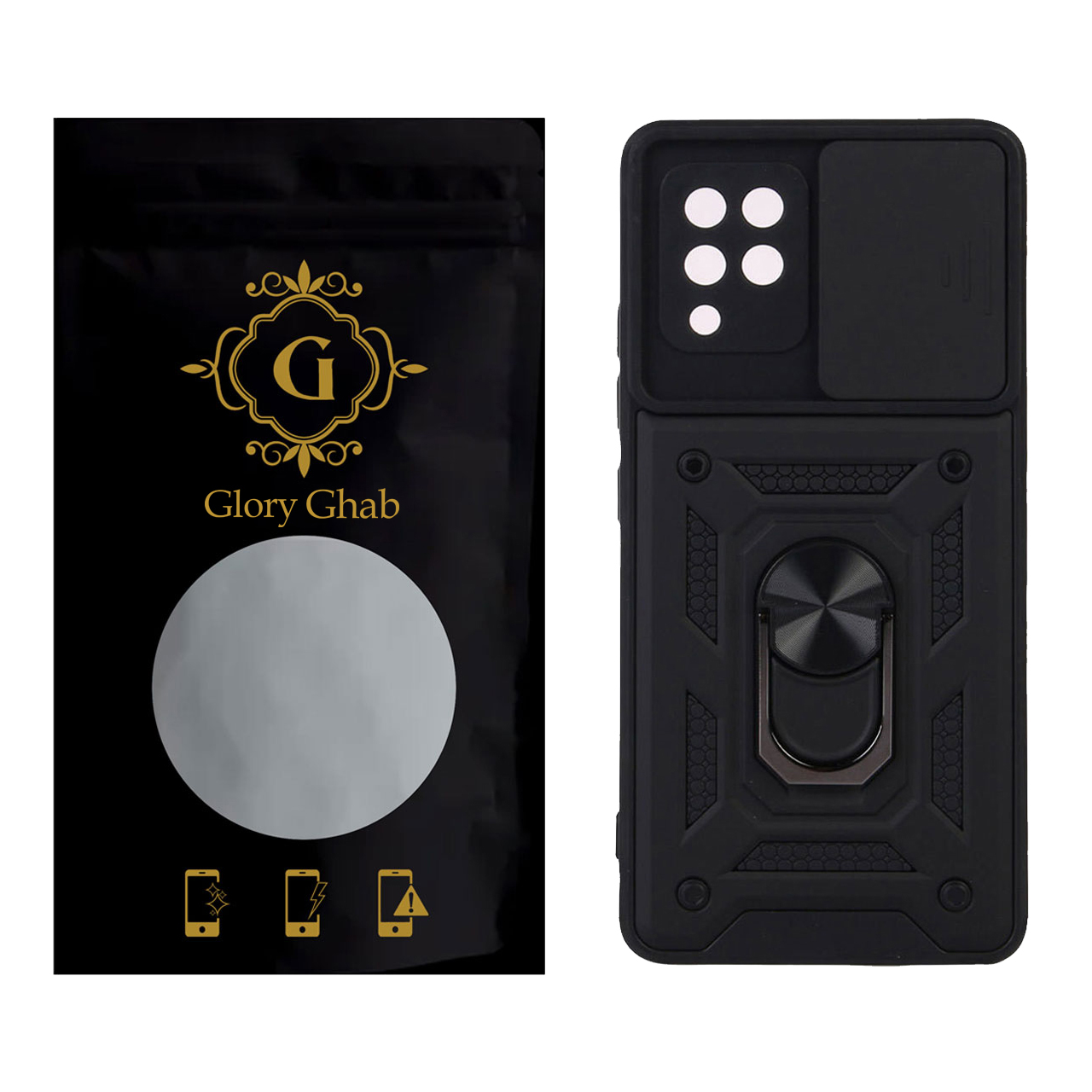 کاور گلوری قاب مدل KBM مناسب برای گوشی موبایل سامسونگ Galaxy A12