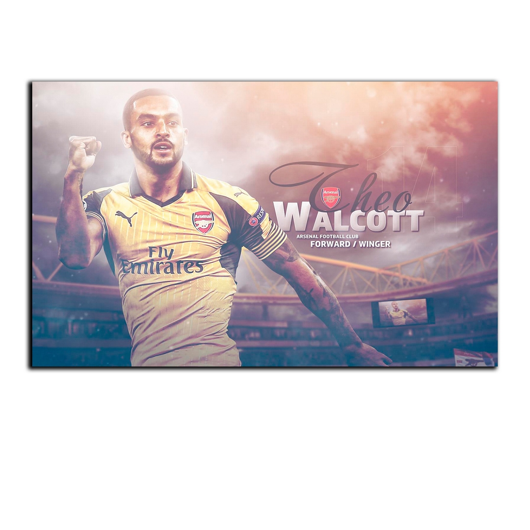 تابلو شاسی بکلیت طرح بازیکن فوتبال باشگاه آرسنال تئو والکات مدل SH-S6930