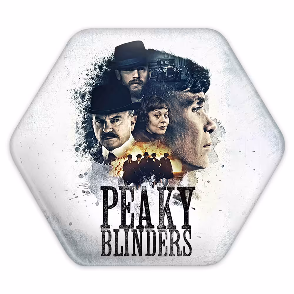 پیکسل خندالو طرح سریال پیکی بلایندرز مدل شش ضلعی کد 3201