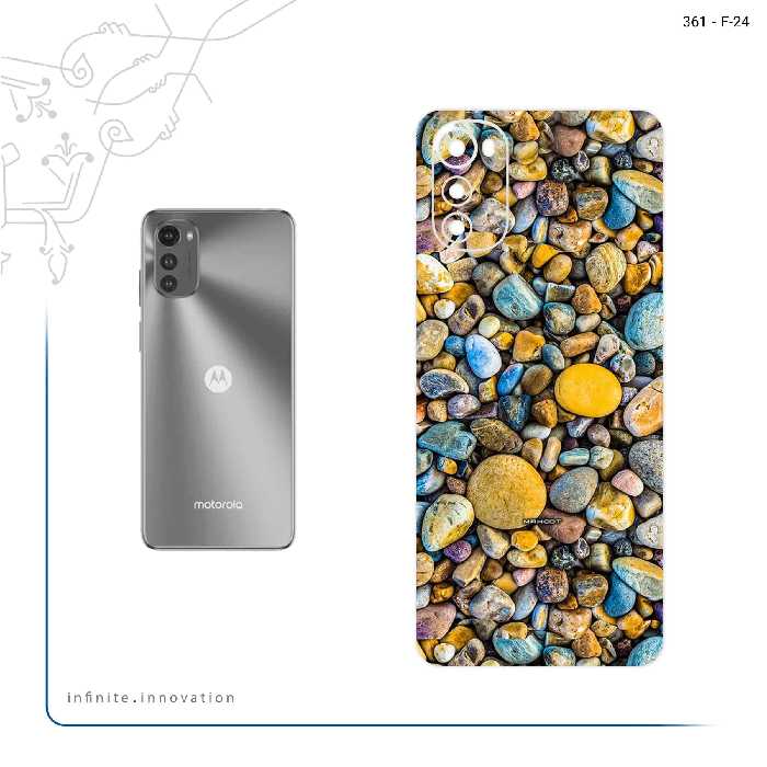برچسب پوششی ماهوت مدل River rocks مناسب برای گوشی موبایل موتورولا Moto E32s
