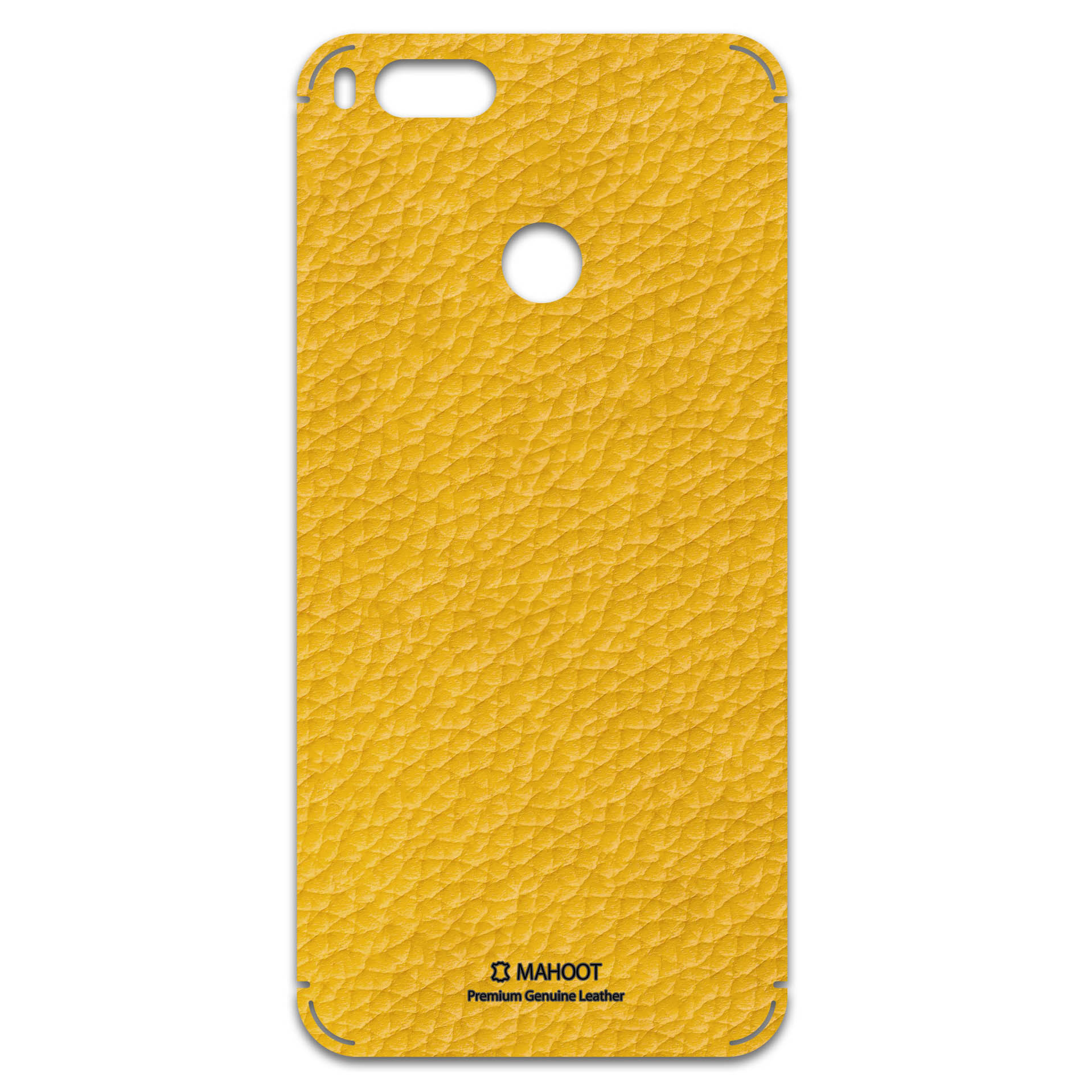برچسب پوششی ماهوت مدل Mustard-Leather مناسب برای گوشی موبایل شیائومی Mi A1
