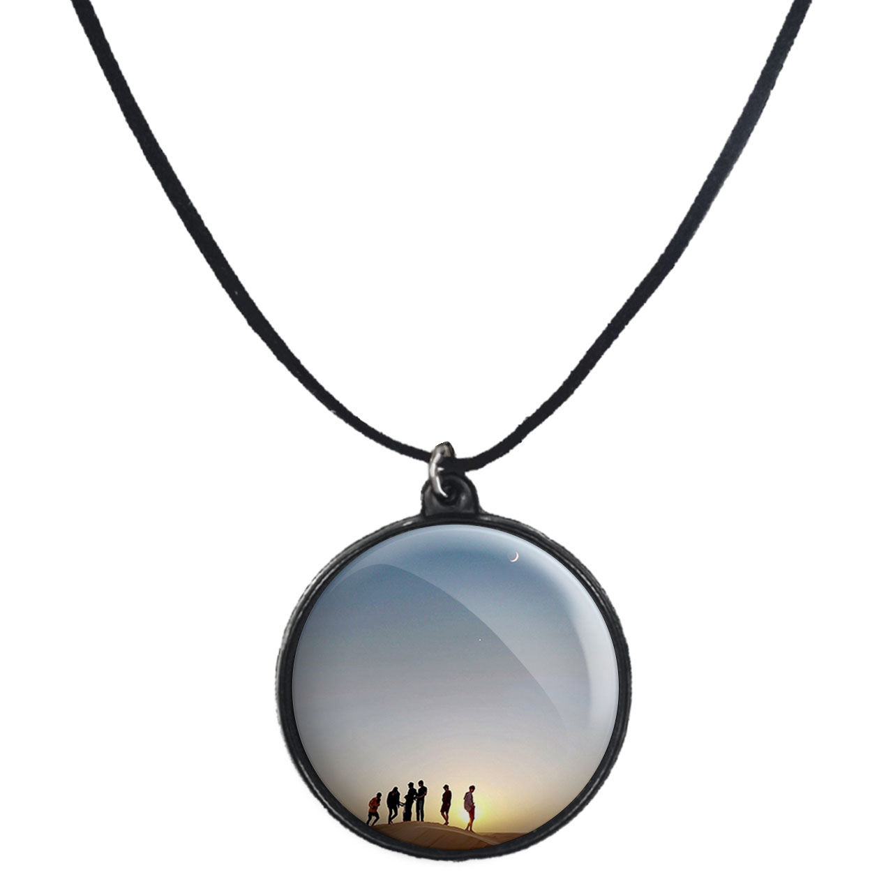 گردنبند پرمانه طرح exo کد pmb.13748 مدل دو طرفه