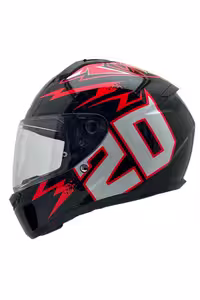 کلاه کاسکت موتورسیکلت قرمز C10 Helmet Diablo Mask Full Offled برند کره اچ جی سی HJC