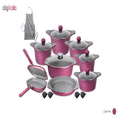 سرویس قابلمه 20 پارچه ام جی اس مدل Korea C