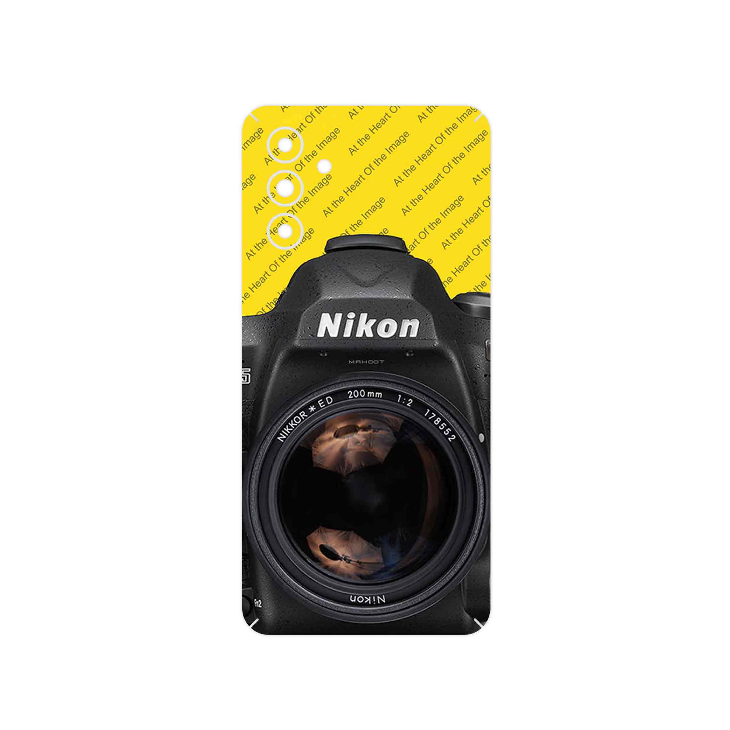 برچسب پوششی ماهوت مدل Nikon_Logo مناسب برای گوشی موبایل سامسونگ Galaxy A04s