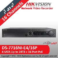 ضبط کننده ویدیویی تحت شبکه NVR هایک ویژن مدل DS-7716NI-E4/16P