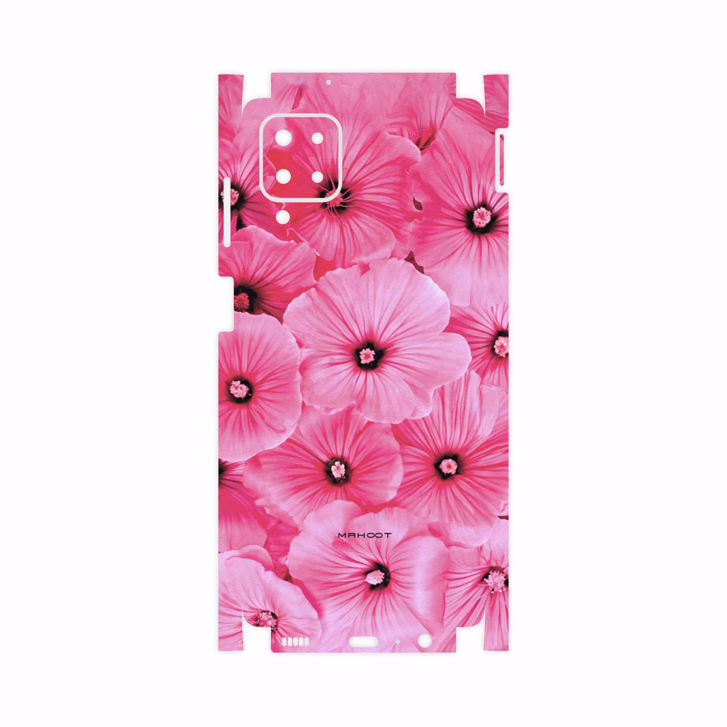برچسب پوششی ماهوت مدل Pink-Flower-FullSkin مناسب برای گوشی موبایل سامسونگ Galaxy M12