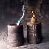 ست سرویس بهداشتی سه پارچه مدل استوانه