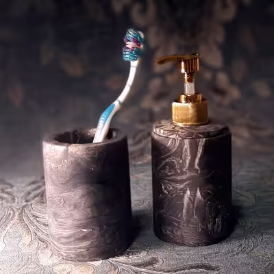 ست سرویس بهداشتی سه پارچه مدل استوانه
