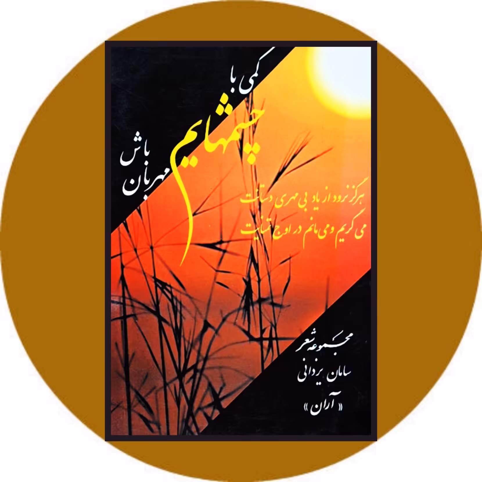 کتاب کمی با چشمایم مهربان باش - خرید با تخفیف چهل درصد ازکتاب دایره قهوه ای