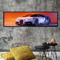 تابلو بکلیت طرح اتومبیل ماشین بوگاتی مدل کشیده B-7846