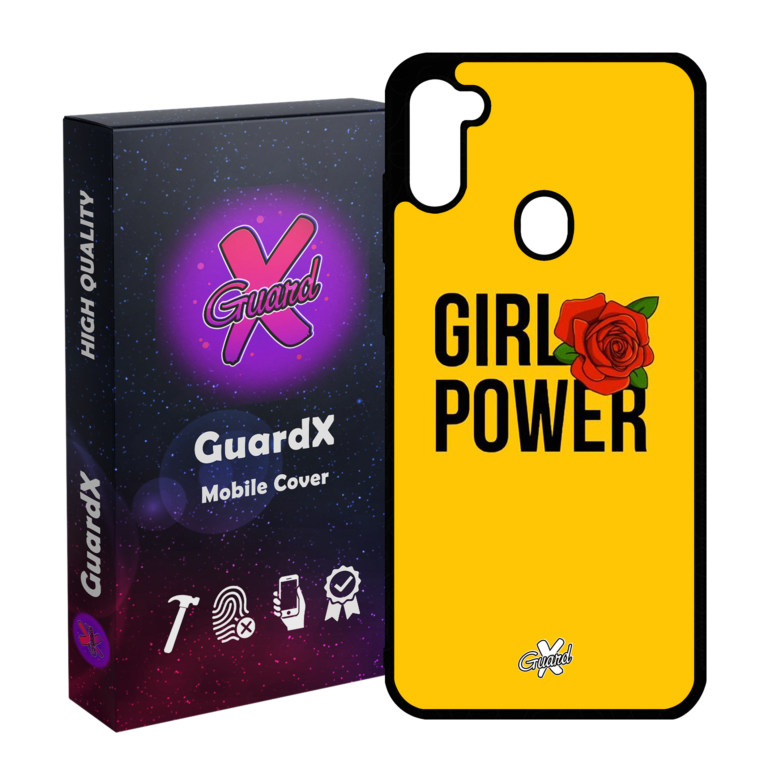کاور گارد ایکس طرح Girl Power مدل Glass10037 مناسب برای گوشی موبایل سامسونگ Galaxy A11 / M11