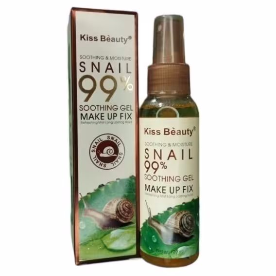 کیس بیوتی اسپری فیکس آرایشی حلزون 120 میل Kiss beauty snail