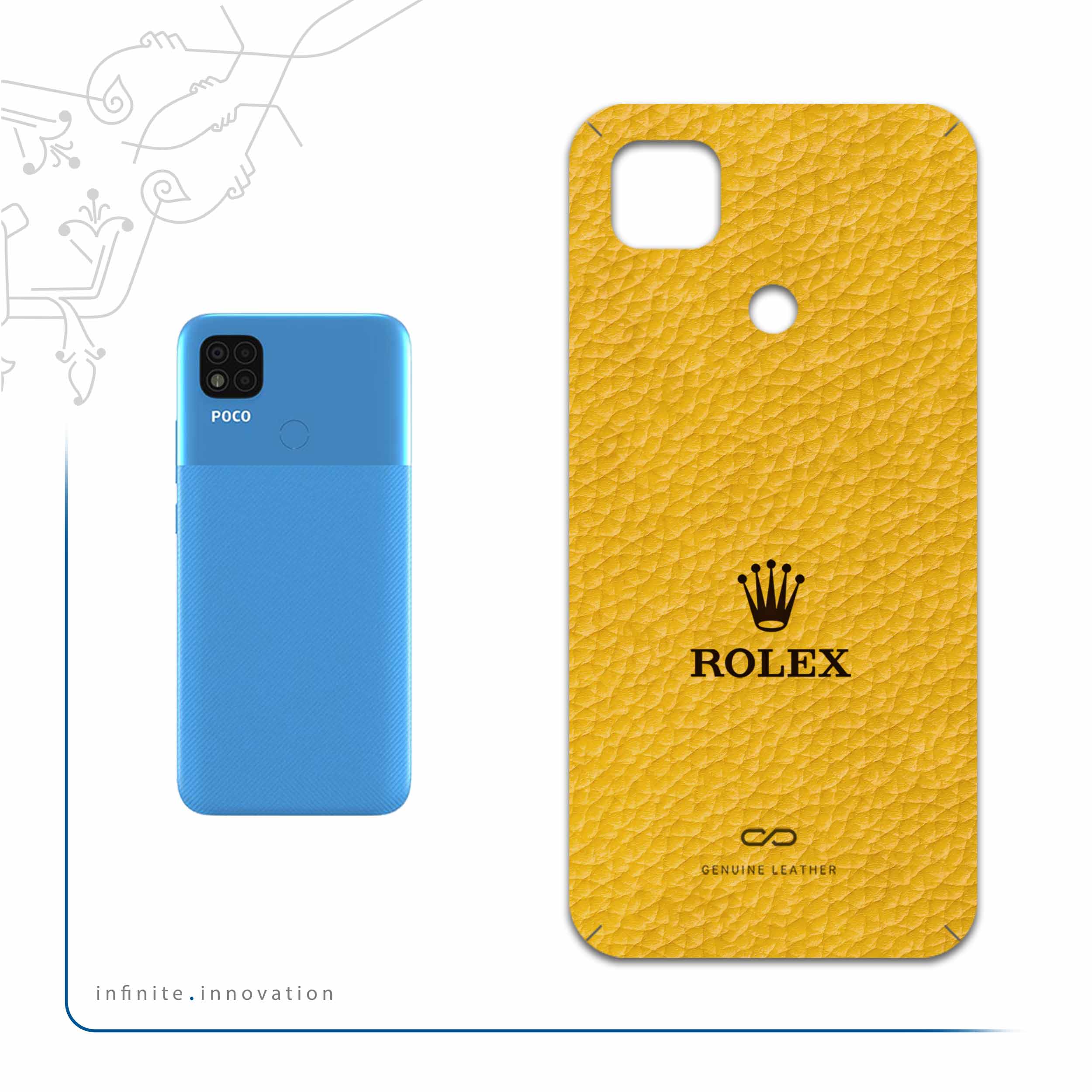 برچسب پوششی ماهوت مدل ML-RLX مناسب برای گوشی موبایل شیائومی Poco C31